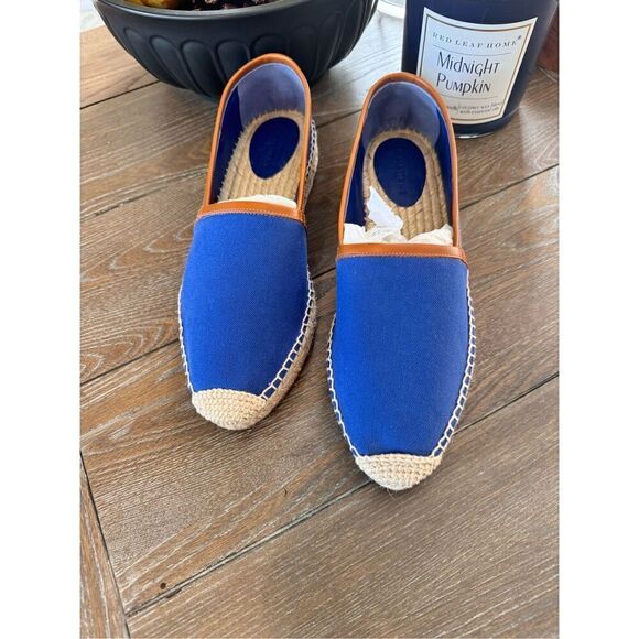 NEW Lafayette 148 New York Espadrilles in Blue Size 39.5 - Picture 3 of 9